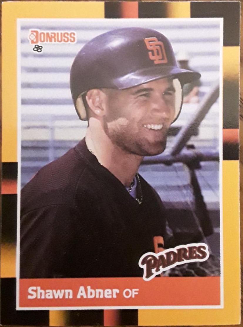 Shawn Abner #21 Baseball Cards 1988 Donruss Baseball's Best
