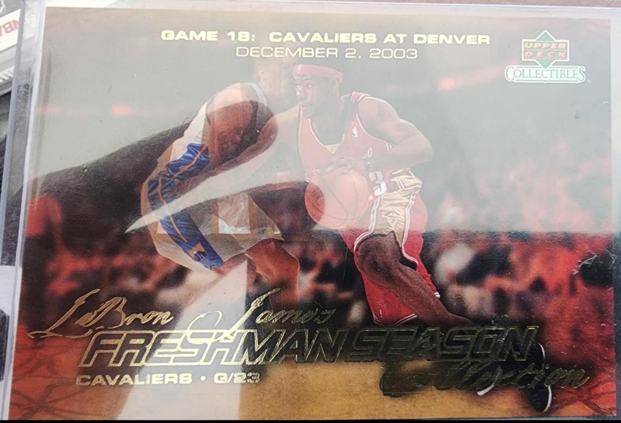 Lebron james #19 Basketball Cards 2004 Upper Deck Lebron James Freshman Season