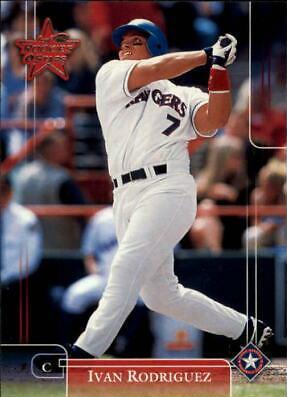 Ivan Rodriguez #101 Baseball Cards 2002 Leaf Rookies & Stars