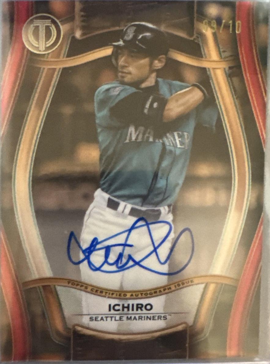 Ichiro #PTGA-I Baseball Cards 2025 Topps Tribute Pillars of the Game Autograph