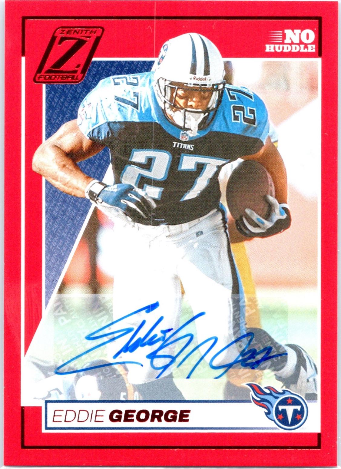 Eddie George #97 2024 Panini Zenith Autograph Football