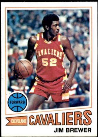 Jim Brewer #9 Basketball Cards 1977 Topps