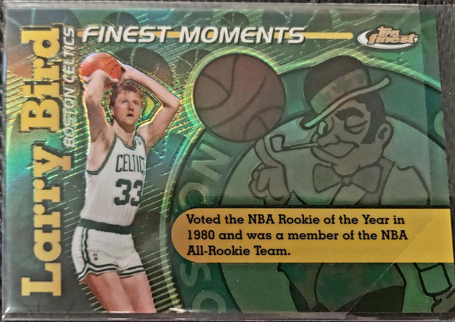 Larry Bird #LB Basketball Cards 2006 Finest Moments