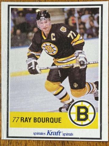 Ray Bourque #3 Hockey Cards 1990 Kraft