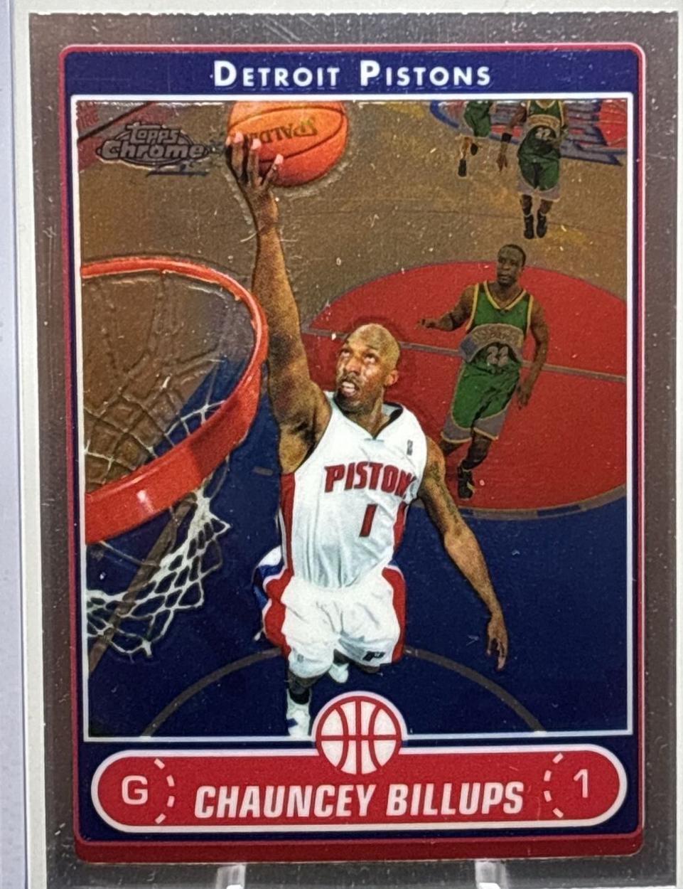 Chauncey Billups #5 Basketball Cards 2006 Topps Chrome