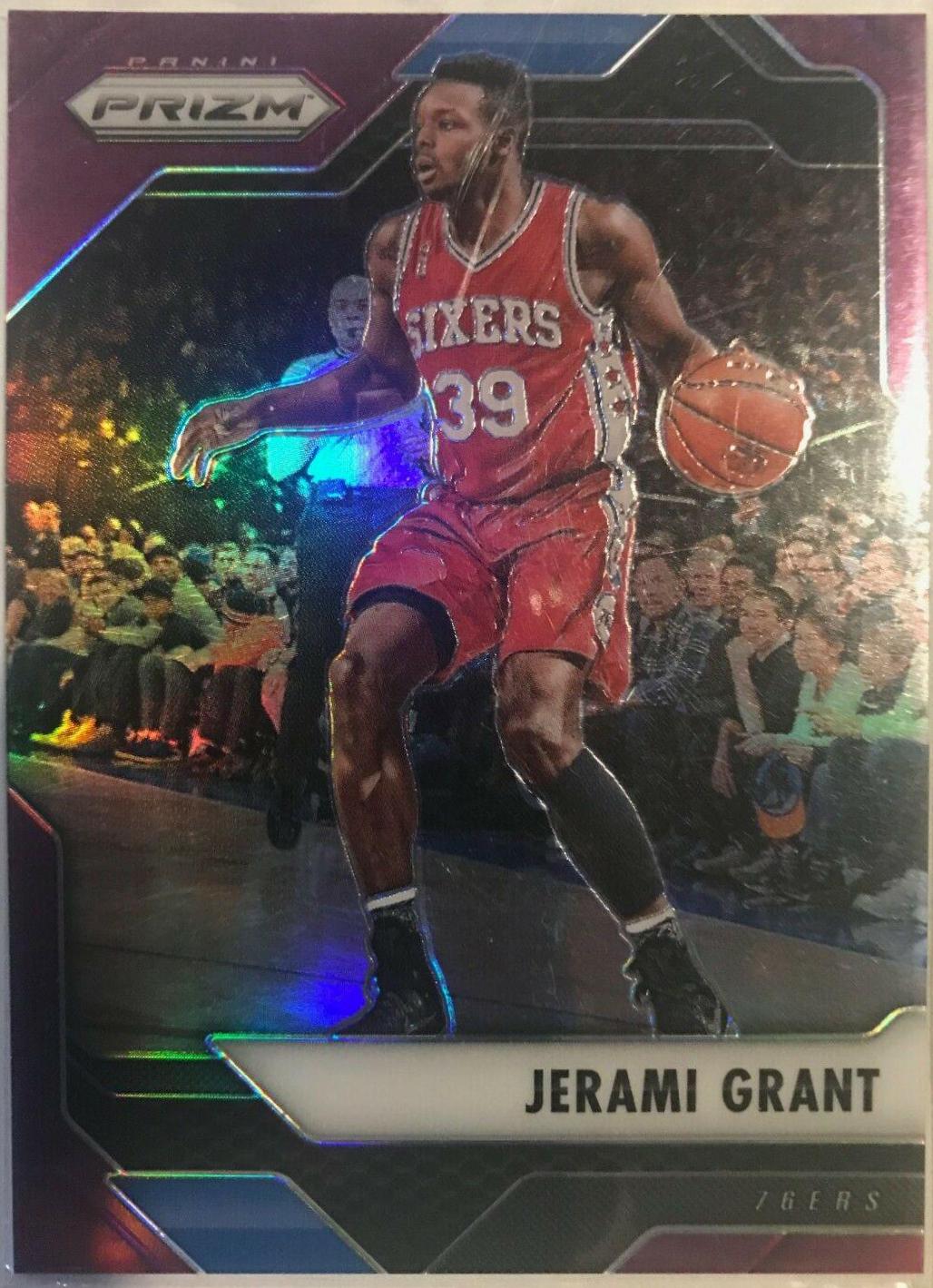 Jerami Grant #9 Basketball Cards 2016 Panini Prizm