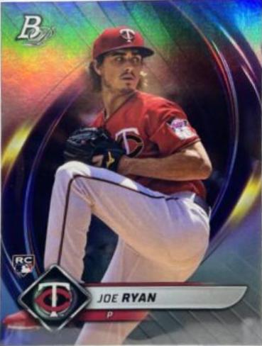 Joe Ryan #70 Baseball Cards 2022 Bowman Platinum