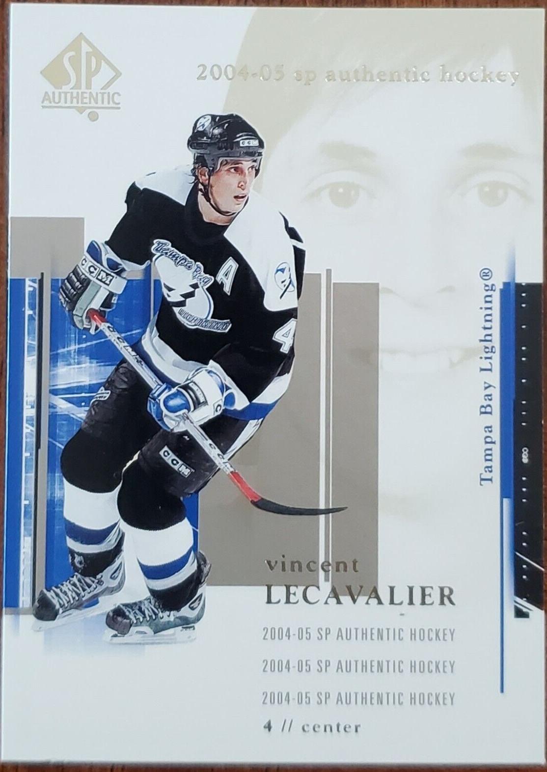 Vincent LeCavalier #82 Hockey Cards 2004 SP Authentic
