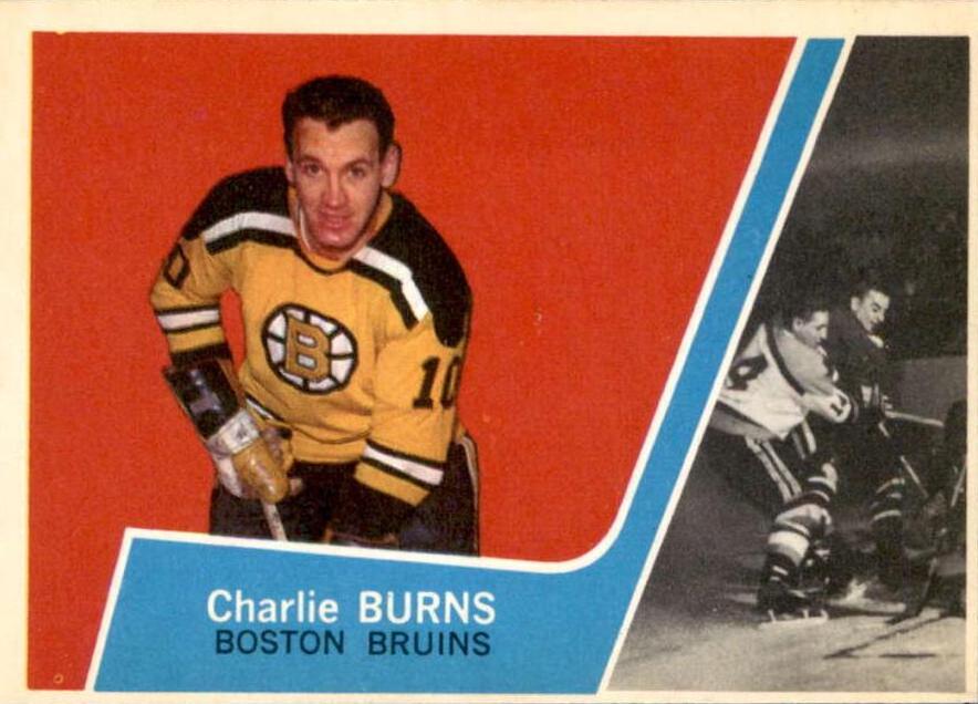 Charlie Burns #9 Hockey Cards 1963 Topps