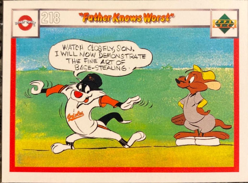 Father Knows Worst #218 / 233 Baseball Cards 1990 Upper Deck Comic Ball