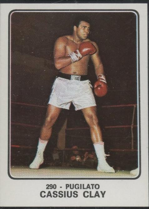 Cassius Clay #290 Boxing Cards 1973 Panini