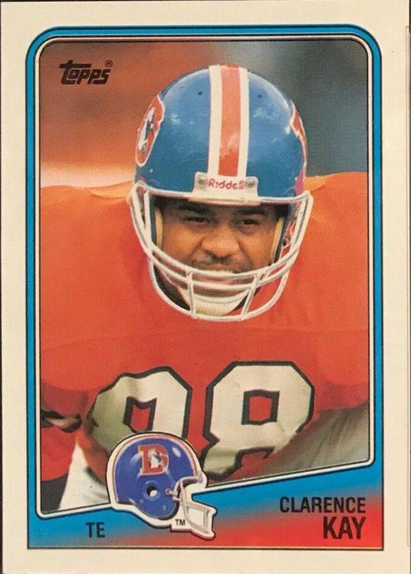 Clarence Kay #28 Football Cards 1988 Topps