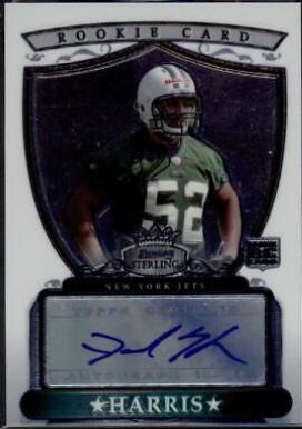 David Harris #BSRA-DH 2007 Bowman Sterling Football