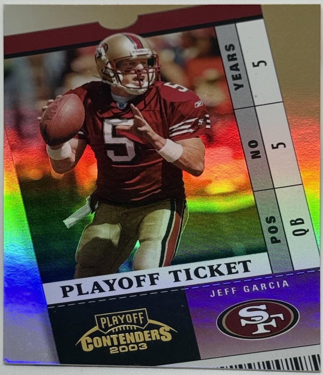 Jeff Garcia #28 2003 Playoff Contenders Football