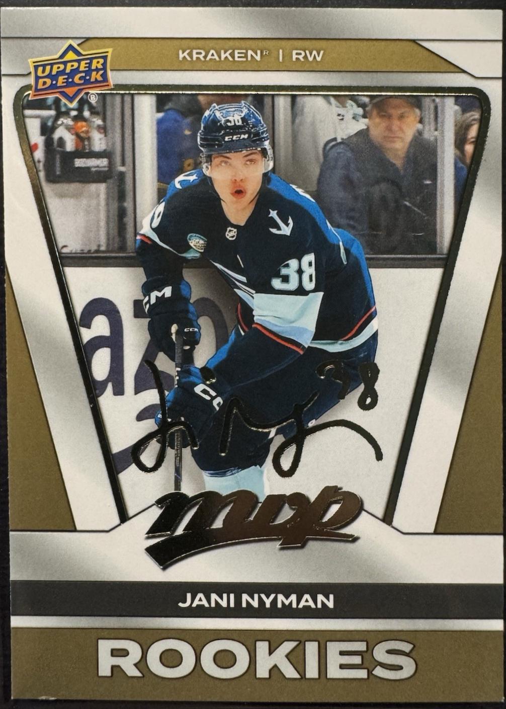 Jani Nyman #244 2025-26 Upper Deck MVP Hockey