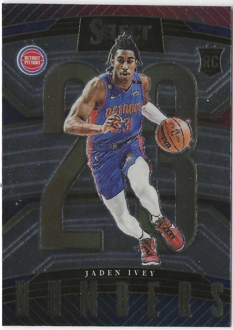 Jaden Ivey #22 Basketball Cards 2022 Panini Select Numbers