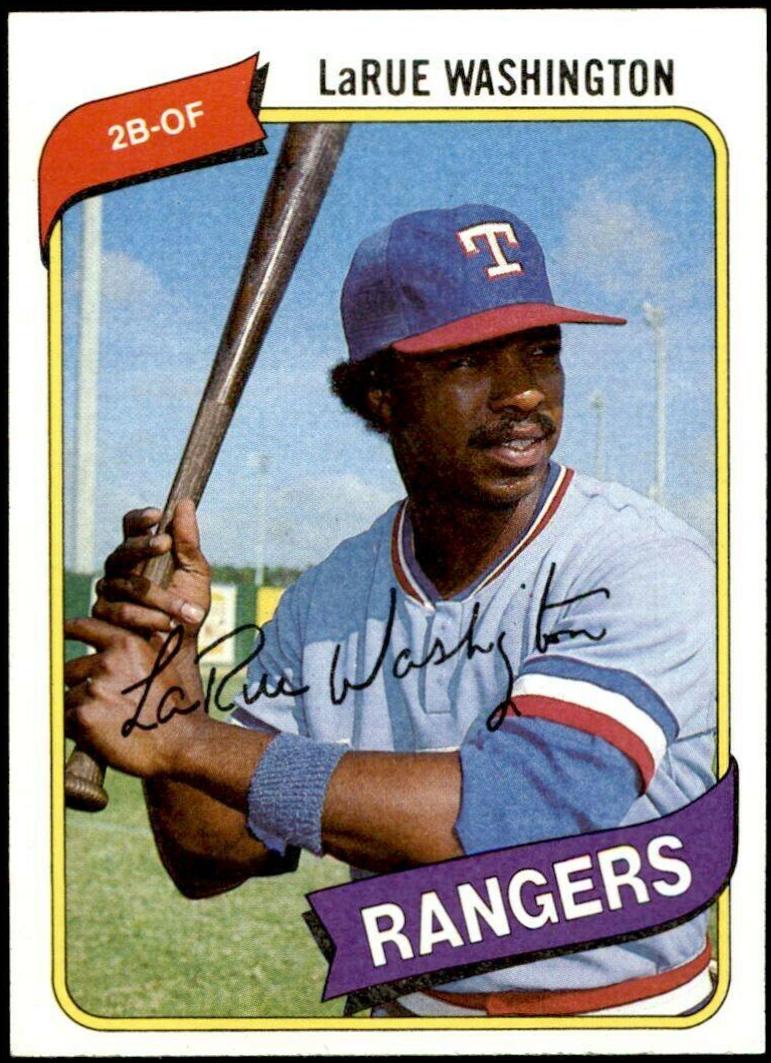 LaRue Washington #233 Baseball Cards 1980 Topps