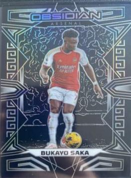Bukayo Saka #4 Soccer Cards 2023 Panini Obsidian