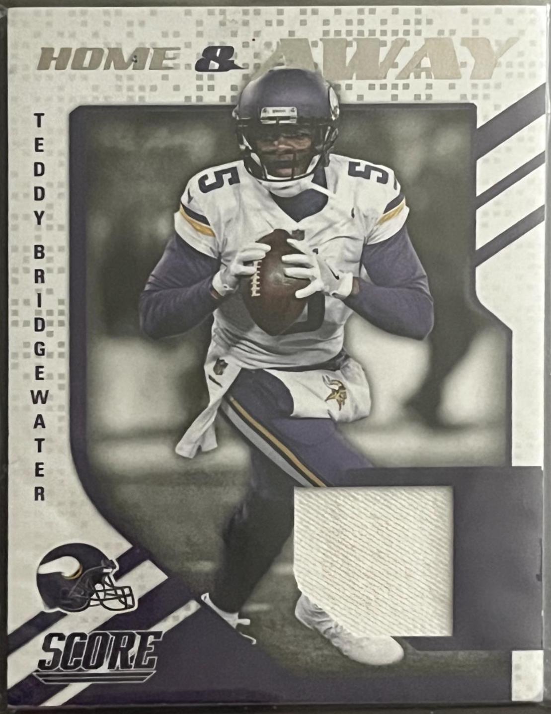 Teddy Bridgewater #6 Football Cards 2018 Score Home and Away