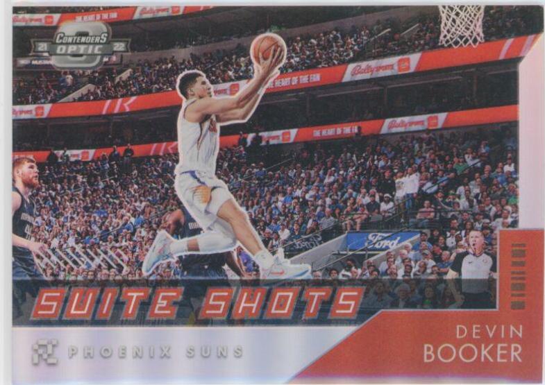 Devin Booker #11 Basketball Cards 2021 Panini Contenders Optic Suite Shots