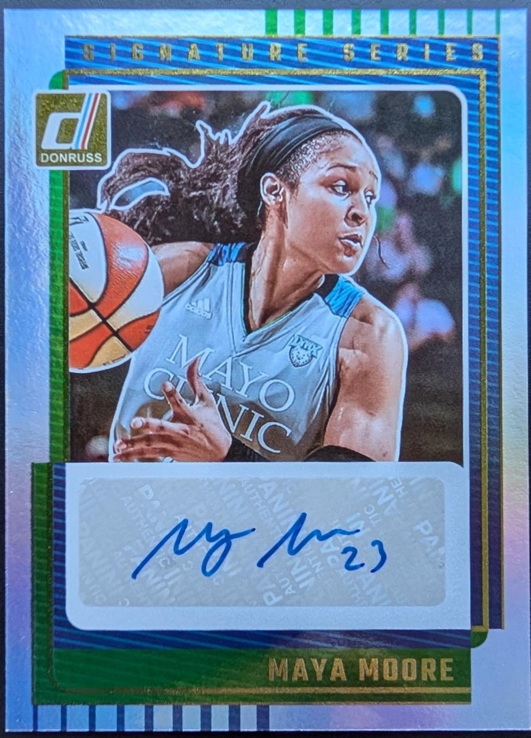 Maya Moore #15 2025 Panini Donruss WNBA Signature Series
