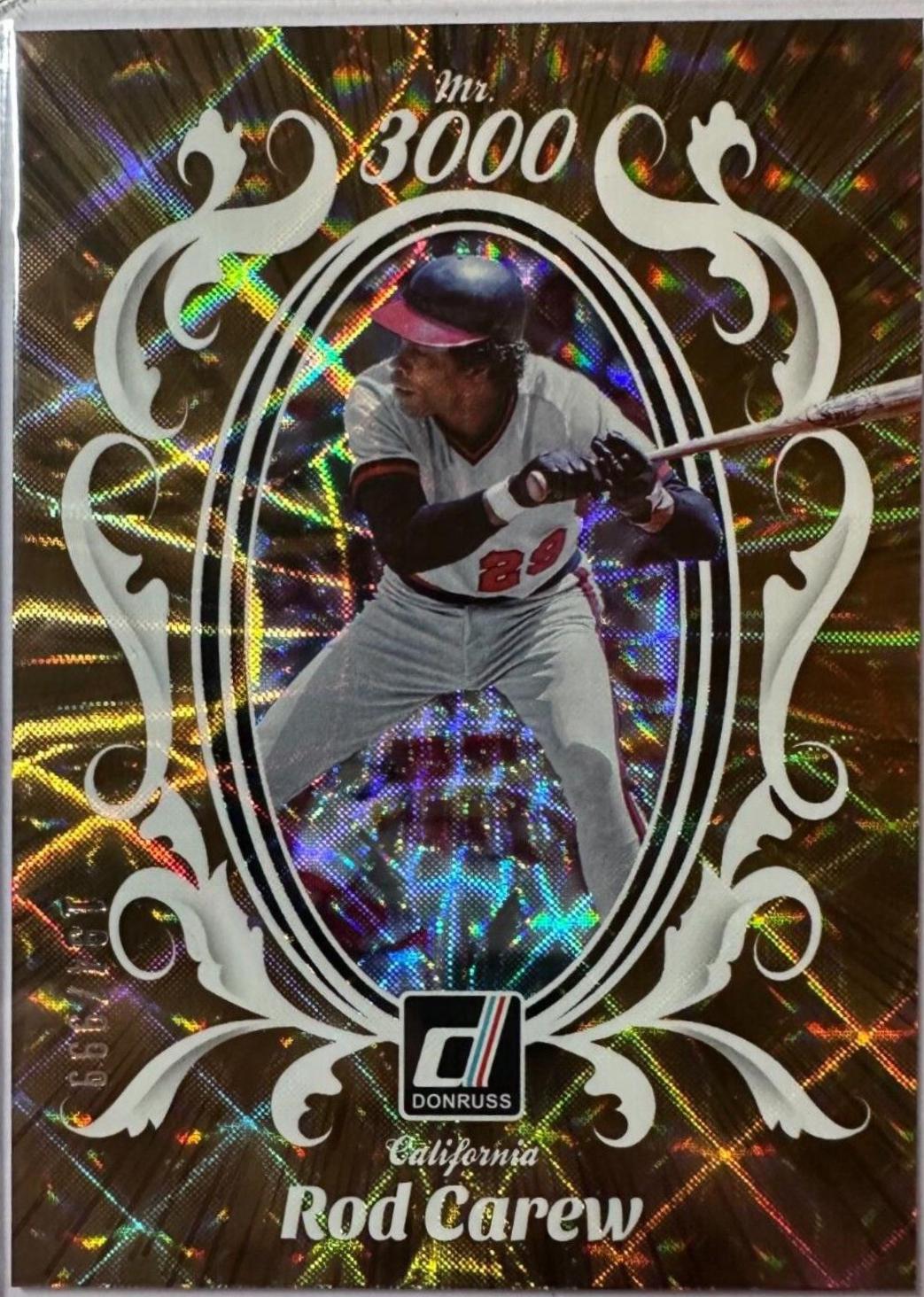 Rod Carew #M3K-14 Baseball Cards 2023 Panini Donruss Mr. 3000