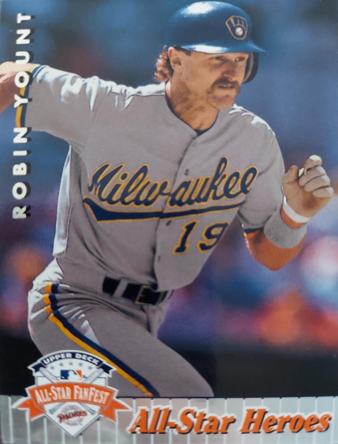 Robin Yount #44 Baseball Cards 1992 Upper Deck All Star Heroes