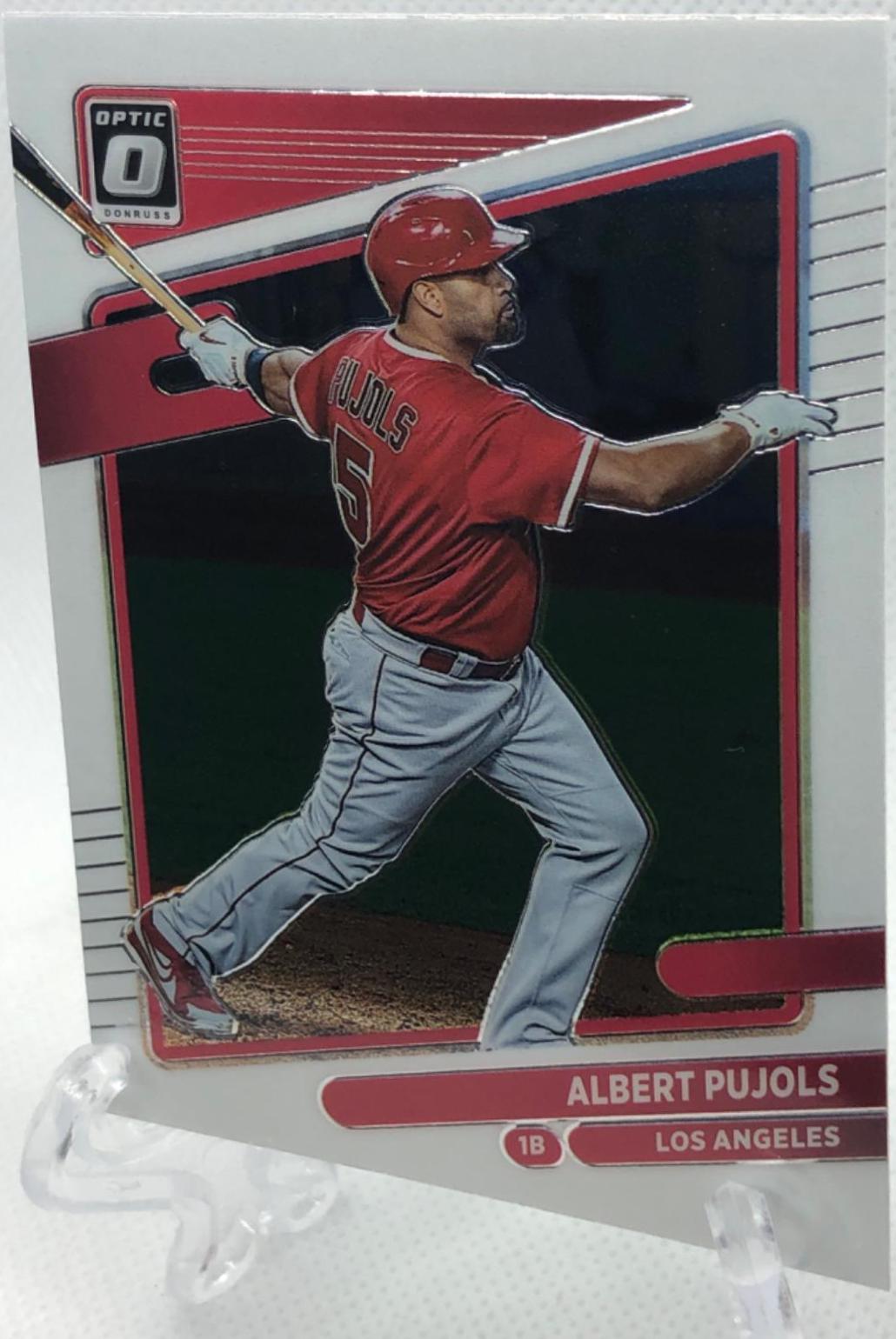 Albert Pujols #105 2021 Panini Donruss Optic Baseball