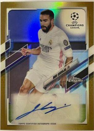 Dani Carvajal #CA-DCV Soccer Cards 2020 Topps Chrome UEFA Champions League Autographs
