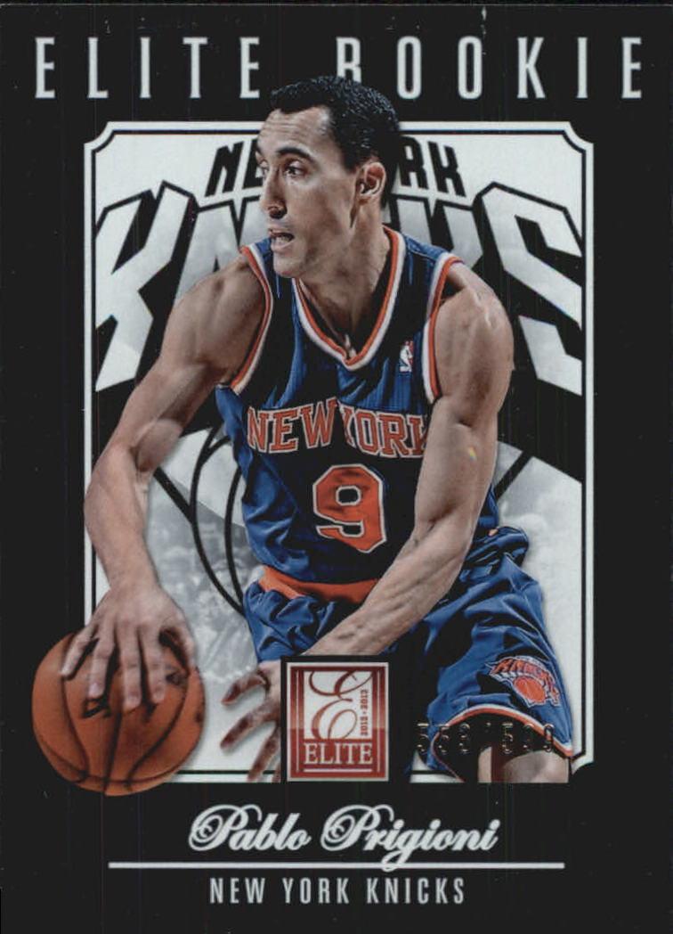 Pablo Prigioni #224 Basketball Cards 2012 Panini Elite Series Rookies