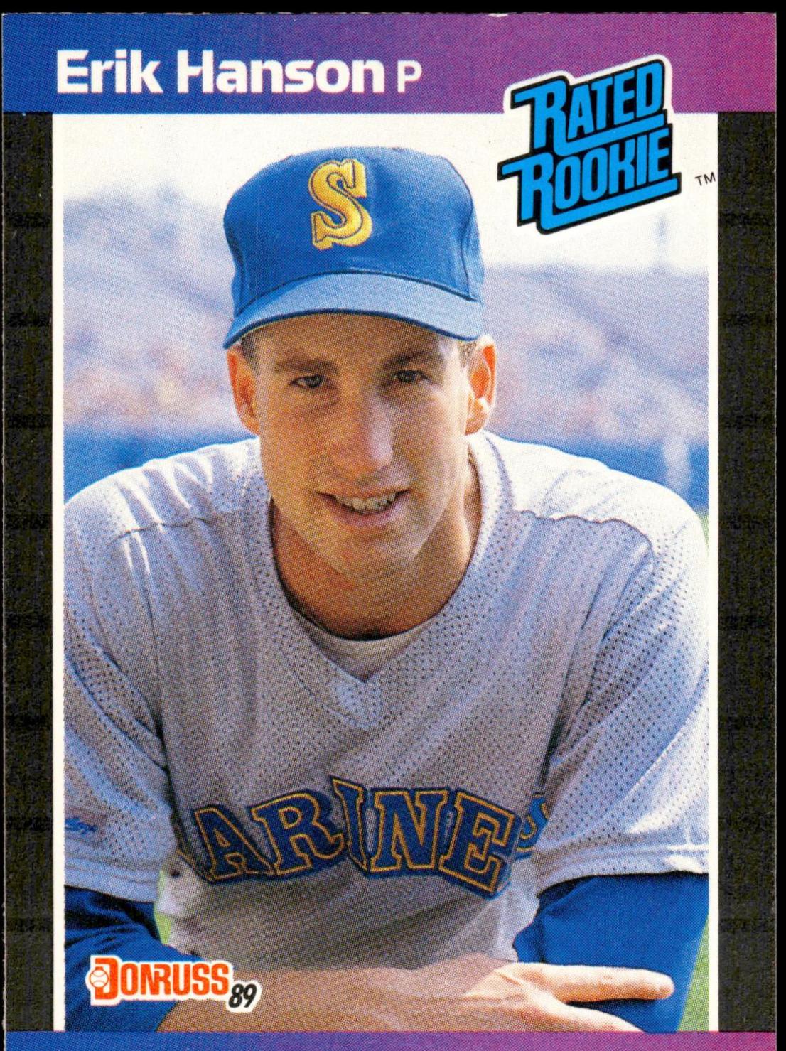 Erik Hanson #32 Baseball Cards 1989 Donruss