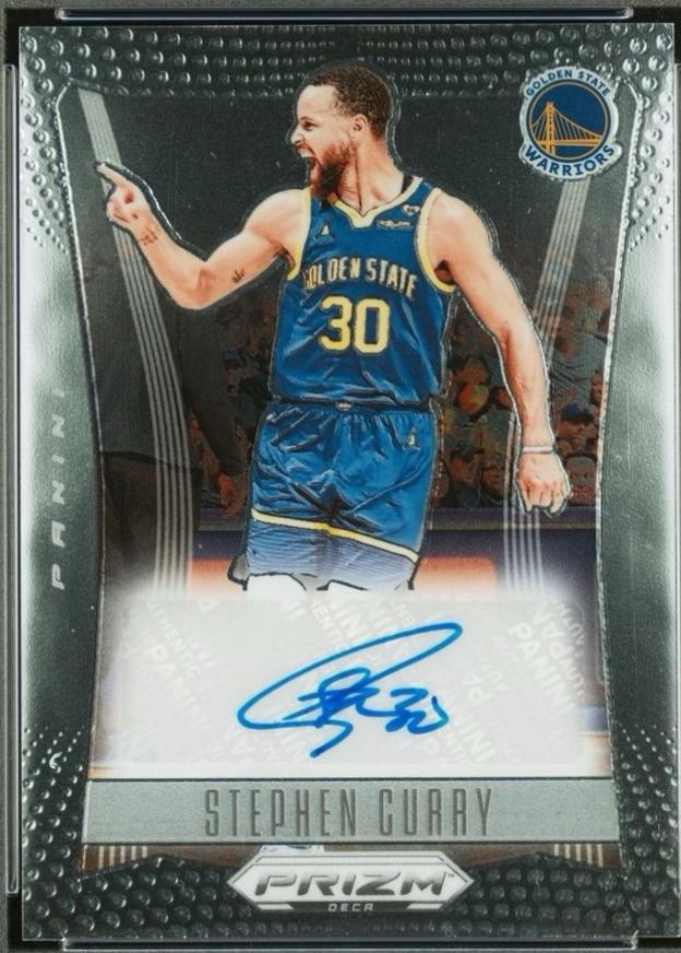 Stephen Curry #DS-CUR Basketball Cards 2023 Panini Prizm Deca Signature