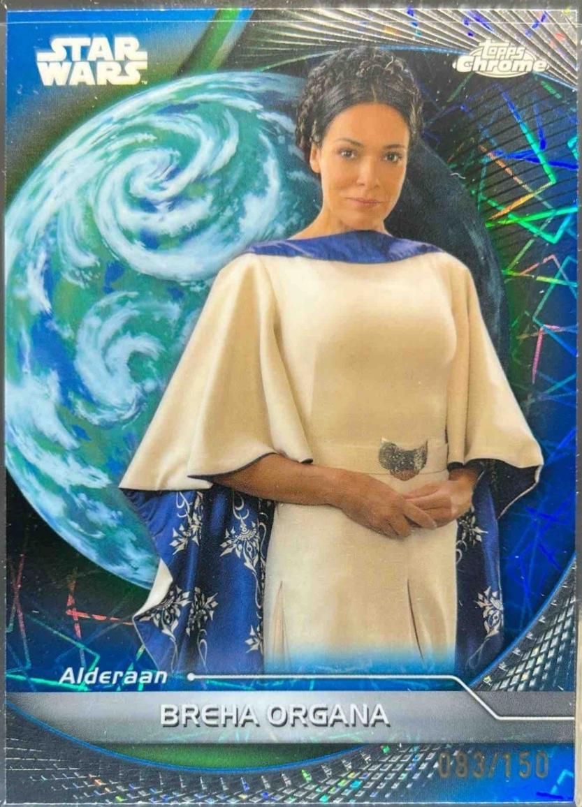 Breha Organa [Blue Lazer Refractor] #5