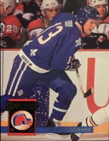 Mats Sundin #283 Hockey Cards 1993 Donruss
