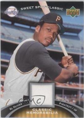 Al Oliver #CM-AO Baseball Cards 2007 Upper Deck Sweet Spot Classic Classic Memorabilia