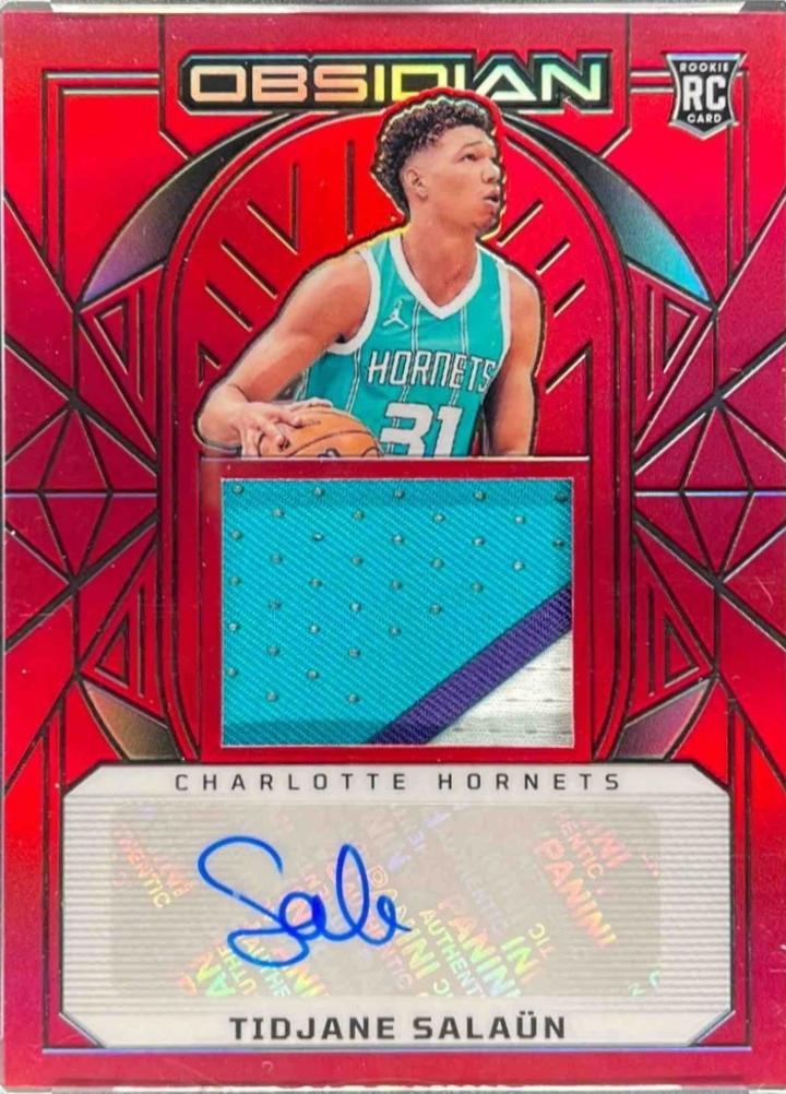 Tidjane Salaun #240 2024-25 Panini Obsidian Basketball