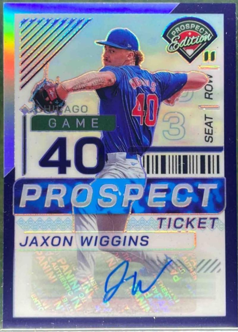 Jaxon Wiggins [Purple Holo Ticket Signature] #17