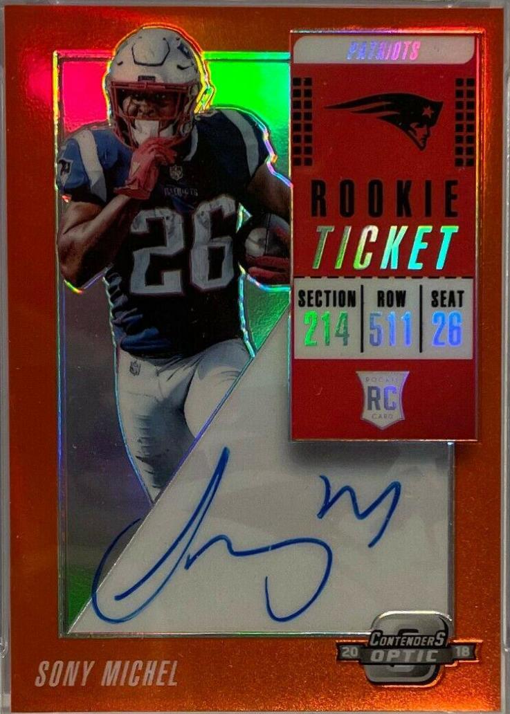 Sony Michel [Autograph Orange] #111