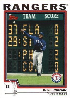 Brian Jordan #T13 Baseball Cards 2004 Topps Traded
