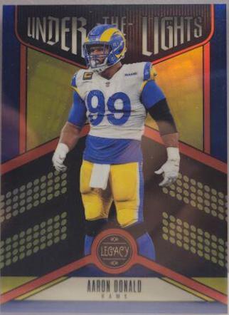 Aaron Donald #UL-ADO Football Cards 2023 Panini Legacy Under the Lights