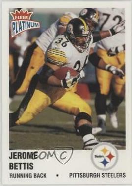 Jerome Bettis #17 Football Cards 2003 Fleer Platinum
