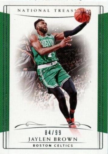 Jaylen Brown #89 Basketball Cards 2018 Panini National Treasures