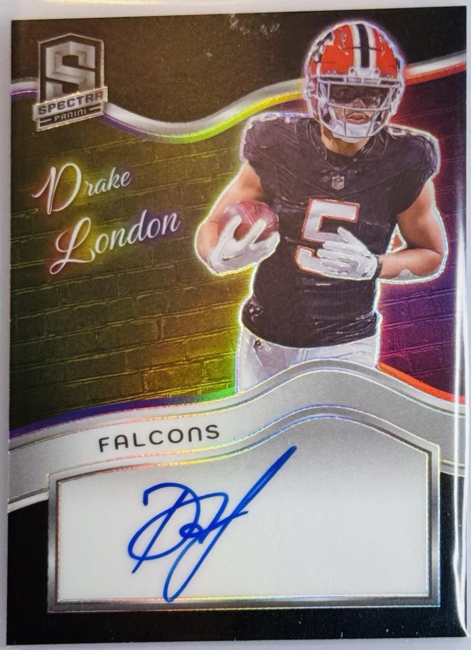 Drake London #CG-DLN Football Cards 2024 Panini Spectra Colorgraphs