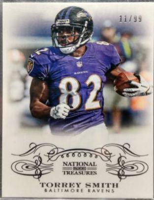 Torrey Smith #9 Football Cards 2013 Panini National Treasures