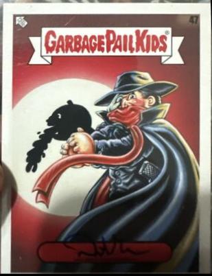 Artist Autograph #47 Garbage Pail Kids Book Worms
