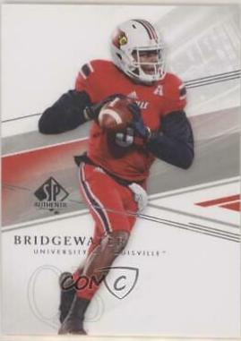 Teddy Bridgewater #5 Football Cards 2014 SP Authentic