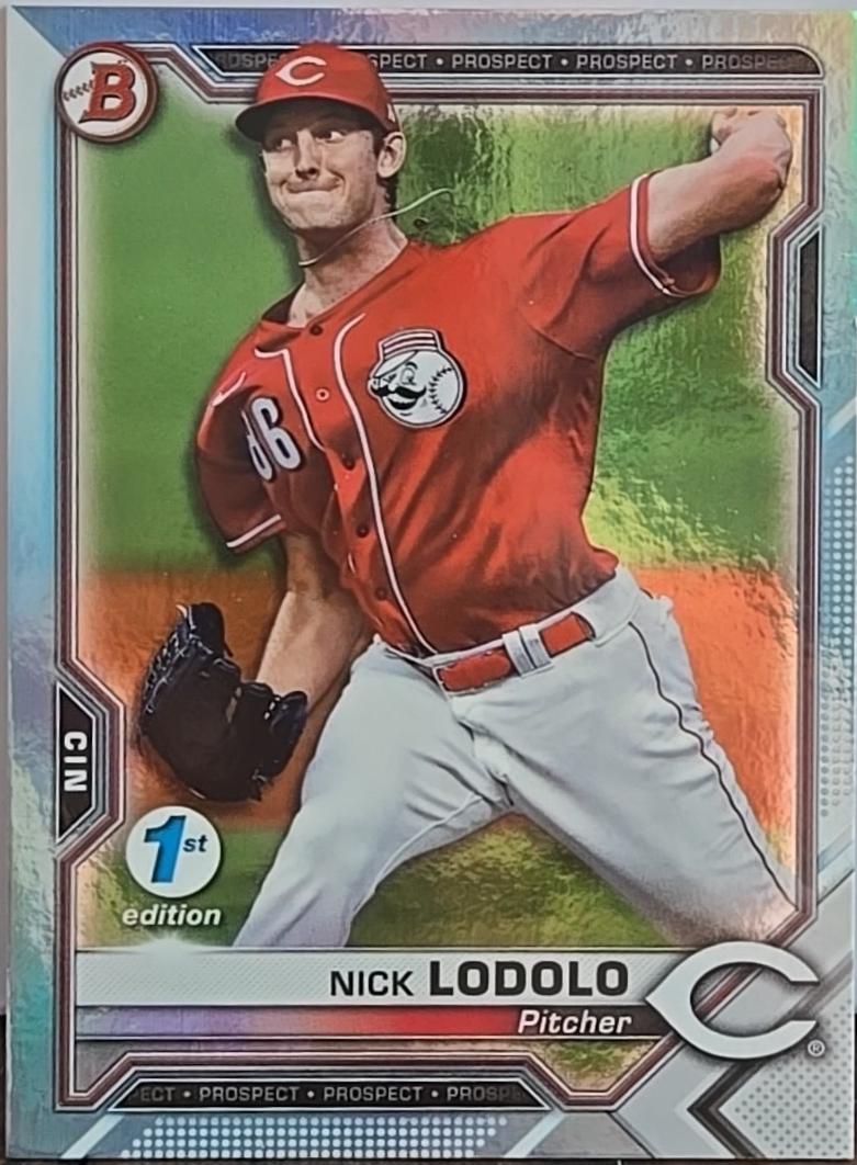Nick Lodolo [Sky Blue Foil] #BFE-20