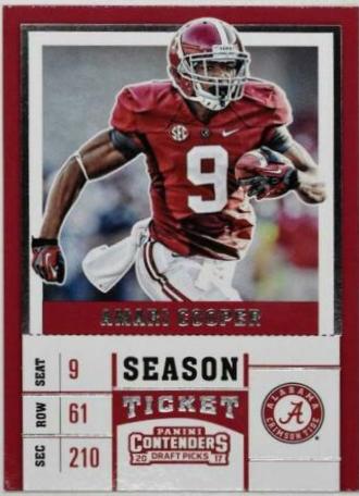 Amari Cooper #6 Football Cards 2017 Panini Contenders Draft Picks