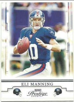 Eli Manning #64 2008 Playoff Prestige Football