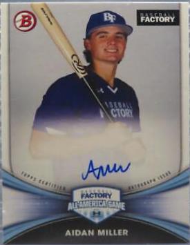 Miller #Aidan Baseball Cards 2024 Bowman All America Game Autograph
